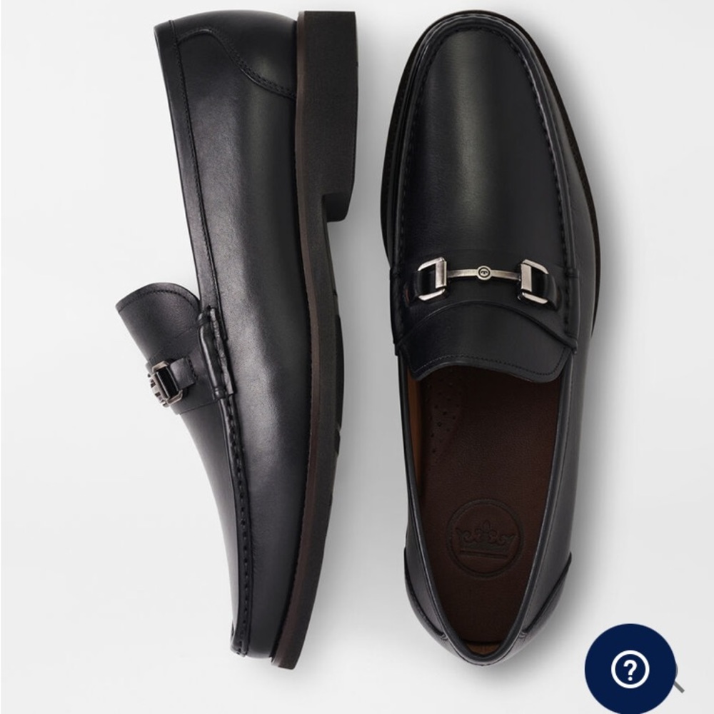 NTW Peter Millar Crown Leather Bit Loafer